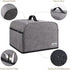 iFedio 4 Slice Toaster Cover with Pockets & Top Handle, Small Appliance Dust Cover, Machine Washable Black