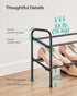 2 15 Closet, SONGMICS Expandable Shoe Rack, Tier Shoe Rack Shelf, Adjustable Shoe Organizer Storage for Pairs of Shoes