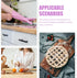 PRETYZOOM Flexible Cutting Board, 12x9 Inch Silicone Chopping Board, Non Slip Cutting Mats for Meat Vegetables Fruits