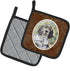 Caroline's Treasures 7065PTHD English Setter Patience Pair of Pot Holders, Kitchen Heat Resistant, 7 1/2 x 7 1/2