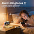 5 1 10W Bedroom Alarm Clock for Heavy Sleepers - in Magnetic Wireless Charger with White Noise Bluetooth Speaker RGB