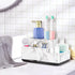 Toothbrush Holder Bathroom Organizer, 5 Compartments for Cosmetic, Makeup, and Office Stationery Storage