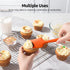 U-Taste Silicone Baking Spatula Set, 600ºF High Heat Resistant Food Grade Flexible Rubber Kitchen Cooking Utensils