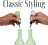 3/8" 16 (10 Savannah Classic Chrome Style Bottle Stopper with x tpi Threaded Post For Attaching Hand Made or Lathe