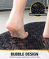 27x15 Inch HITSLAM Non Slip Bathtub Mat, Bath Mat for Tub with Suction Cups and Drainage Holes, Machine Washable Oval
