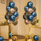 Cicicooie Balloon Stand Kit for Floor with String Light 2 Set Rolay Blue