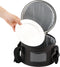 China Storage Container for Saucer and Appetizer Plates, 12" W x 7.5" H, Hard Shell and Stackable Design