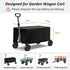 38x22x20 inch TheElves Garden Cart Cover, Outdoor Garden Wagon Covers Waterproof Heavy Duty for Yard Dump Carts, Steel