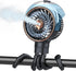 Ausic Misting Portable Stroller Fan, 100ml Mister Fan for Stroller, Safe Rechargeable