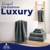 8 2 2 4 600 100% Set, DAN RIVER PC Luxury Bath Towels for Bathroom, Bath, Hand, and Wash Cloths, GSM Ring Spun Cotton