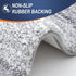OLANLY 59x24 Bathroom Rug Mat, Extra Soft Microfiber Non-Slip Plush Shaggy Runner, Machine Washable Light Grey