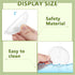 36 Tessco for you Pieces Yogurt Container Lids Clear Plastic Jar Lids Not Included Jar Replacement Compatible with Oui