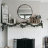 20 inch Fabuday Black Circle Mirror for Wall - Round Mirrors for Bathroom, Entryway, Living Room, Hallway, Bedroom