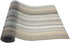 Aothpher Multi Color Rustic Farmhouse Stripe Table Runner, Square Heat Resistant PVC Non-Slip for Kitchen, Weddings,