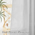 RYB HOME Semi Sheer Valance Curtains, 36 x 63 inches, 2 Panels, Dove Grey, Linen Texture Wave Fabric for Light