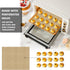 100 PCS Unbleached Parchment Paper - Perforated Square Liners for Cuisinart, Breville, Black and Decker Air Fryer, 11 x