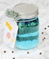 Cornucopia Brands 16oz Plastic Mason Jars, 8-Pack, Blue with Silver Metal Lids, BPA-Free, 2-Cup Capacity