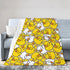 Perinsto 80"X60" Cute Rubber Ducks Throw Blanket Ultra Soft Warm All Season Cartoon Duckies Decorative Fleece Blankets