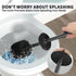 Set 1 Set) UPTRONIC Toilet Brush, Toilet Bowl Brush with Extra Long Handle Durable Bristles Toilet Scrubber and Covered