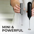 Zulay Kitchen Mini Milk Frother Handheld - Electric Mixer - Portable Wand for Coffee, Lattes, Cappuccino, Hot Chocolate