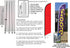 15ft Set Lobster Seafood Feather Flag Kit with Ground Stake - Outdoor Advertising Swooper Banner Flag for Businesses