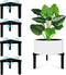 4 Pcs Three Legs Adjustable Metal Plant Stand for 5"-10" Plant Pot