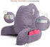 Hearth & Harbor Reading Pillow for Bed Adult Back Pillow for Sitting in Bed, Standard Bed Pillows for Sitting Up, Foam