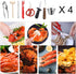 Ymkf Sqqr 32 Hammer,and Set PCS Seafood Tools Include Crab Crackers, Seafood Scissors,Oyster Knife, Shrimp Deveiner