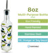 8 oz Glass Olive Branch Oil/Vinegar Glass Cruet for Kitchen, Olive Oil Dispenser With Stainless Steel Spout for Easy