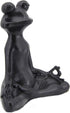 Bellaa 23101 Frog Statue - Meditation Lotus Pose Yoga Zen Buddha Outdoor Garden Decor, 6 Inch