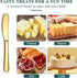 6 5.6", Berglander Butter Knife Spreader Pieces Stainless Steel Gold Butter Knives, Butter Spreader Gold Kitchen