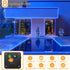 33FT 135 8 Solar Rope Lights Outdoor, LED Solar Rope Lights for Outside, Waterproof Solar Powered Fairy Light