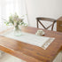 FEXIA Boho Macrame Table Runner with Tassels 36 Inches Long Cream for