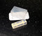 Home & Style Standard Butter Dish White Base Smoked Clear Top
