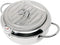 Japanese Tempura Small Deep Fryer Pot with Fahrenheit Thermometer, 304 Stainless Steel for Chips, Fries, Fish