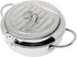 Japanese Tempura Small Deep Fryer Pot with Fahrenheit Thermometer, 304 Stainless Steel for Chips, Fries, Fish
