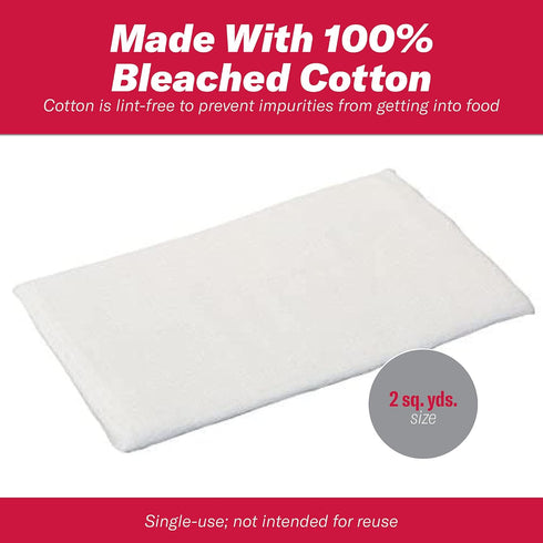 GoodCook Everyday 100% Cotton Cheesecloth, 2 Square Yards, Bleached
