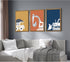 Youillne 12x16 Inch Set 3 Construction Truck Nursery Wall Art Toddler Boys Room Wall Decor Kids Canvas Poster Dump