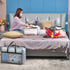 Clear Clothes Storage Bag Organizer with Reinforced Handle, Vinyl Bags for Comforter, Blanket, Bedding - 3 Pack, 55 L,