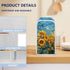 Sunflower Can Opener Covers, Reusable Electric Can Opener Cover for Home Kitchen Dining Room Decorations