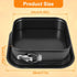 Springform Pan, 9.5" Non-Stick Cheesecake Baking Pan, Leak-Proof Bakeware with Removable Base