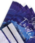 Printed Party Kids Birthday Invitations, Outer Space Galaxy, 25 Invitations and Envelopes