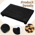Counter Display(Classic,Black,9 6 Inch) Amyhill Wood Pedestal Stand Kitchen Soap Tray Farmhouse Wooden Riser Stand