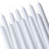 SPAAS 4 Pack White Taper Candles - 10 Inch Scent-Free Premium Wax Candle Sticks, 8 Hour Burn for Home Decoration
