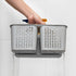Tiawudi Portable Shower Caddy Organizer with Handle, Plastic Basket for Soap, Shampoo, Beauty Products, Cleaning
