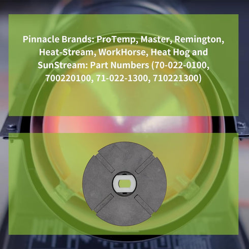 New Replacement PP204, HA3004 1/2" Rotor Kit for Desa, Reddy, Master Heater #70-022-0100