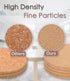 Cork Trivet - 6 Pcs High Density Thick Cork for Hot Dishes, 10 Inch Heat Resistant Multifunctional Coaster