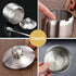15oz hiwafifi Sugar Bowl with Lid And Spoon, Stainless Steel Sugar Creamer Container, Round Sugar Jar, Durable Sugar