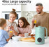 8 1 20 Bladers,40oz VBGK in Nut Milk Maker Blender With Soy, Almond, Oat, Coconut, Plant Based and Non Dairy Beverages