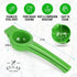 Zulay Metal Lime Squeezer Heavy-Duty Citrus Juicer for Maximum Juice Extraction Easy Manual Press for Limes & Lemons